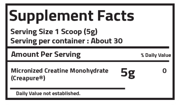 Title: Pureganic Creatine Monohydrate 150g – كرياتين ألماني Creapure® نقي