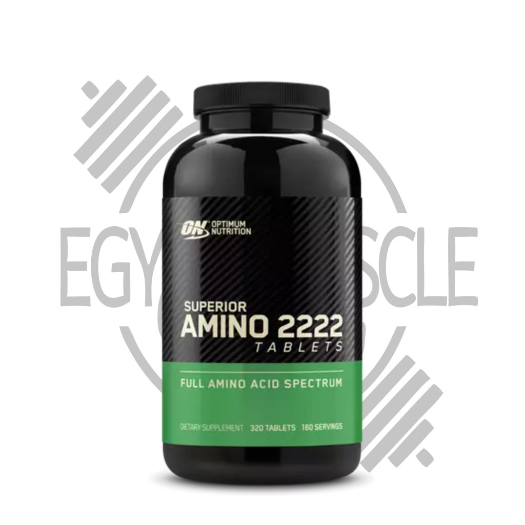 عبوة أقراص Superior Amino 2222 من أوبتيموم نيوترشن – 160 قرص لدعم استشفاء العضلات والأداء