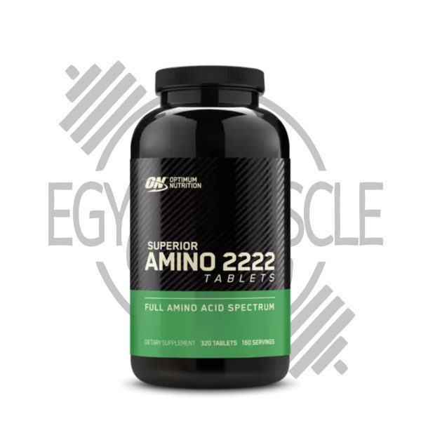 عبوة أقراص Superior Amino 2222 من أوبتيموم نيوترشن – 160 قرص لدعم استشفاء العضلات والأداء